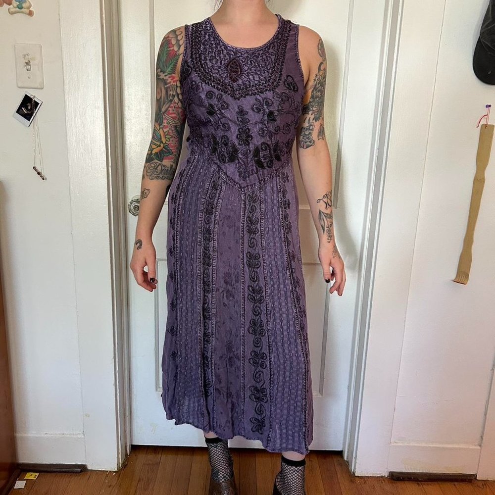 small purple fairy dress